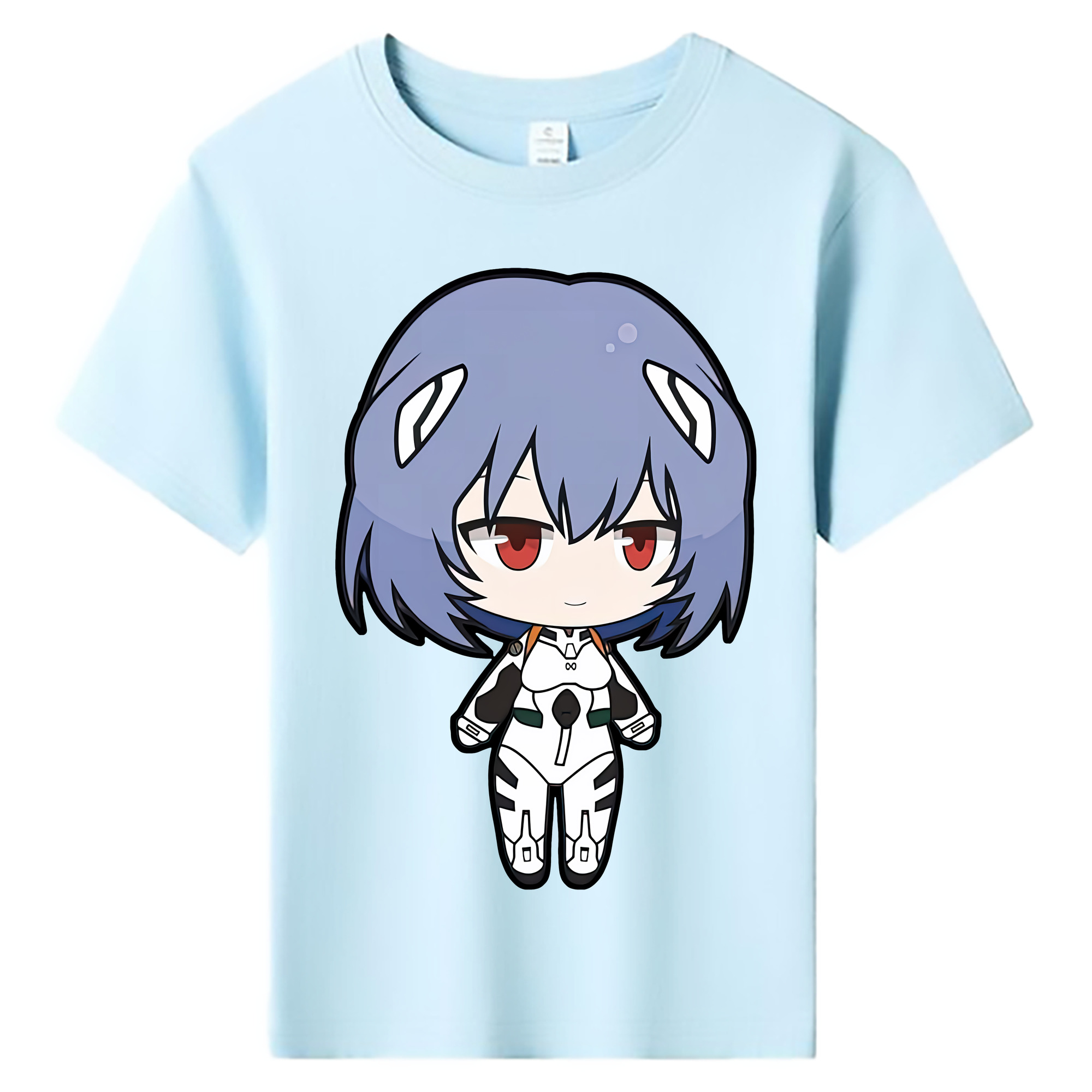 （画像用） EVA 新世紀エヴァンゲリオン 綿100％キッズTシャツ（フロントプリント）